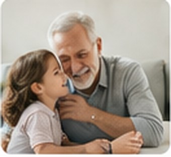 Famiglia che si abbraccia